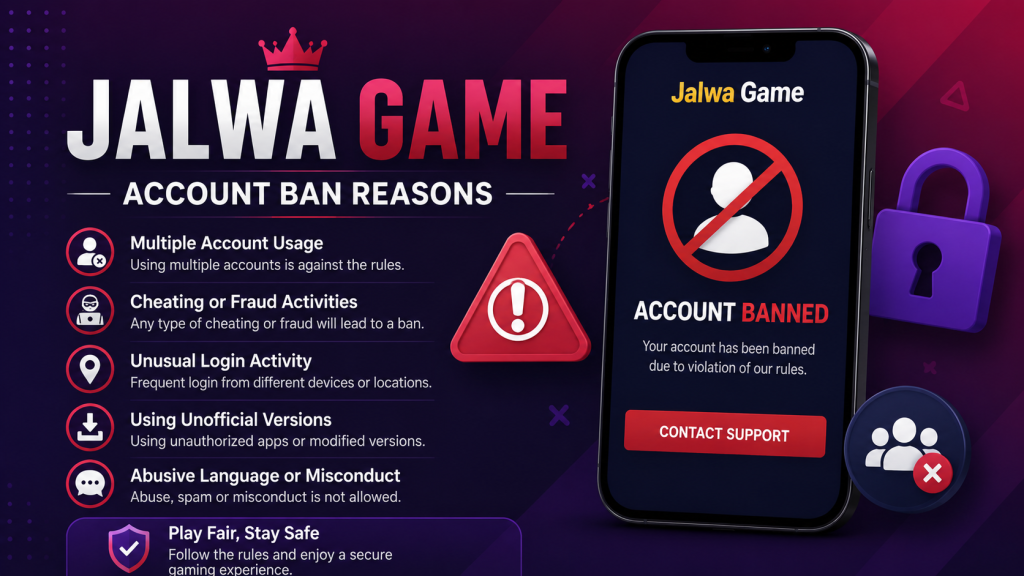 Jalwa Game Account Ban Reasons Jalwa Game Account Ban Reasons